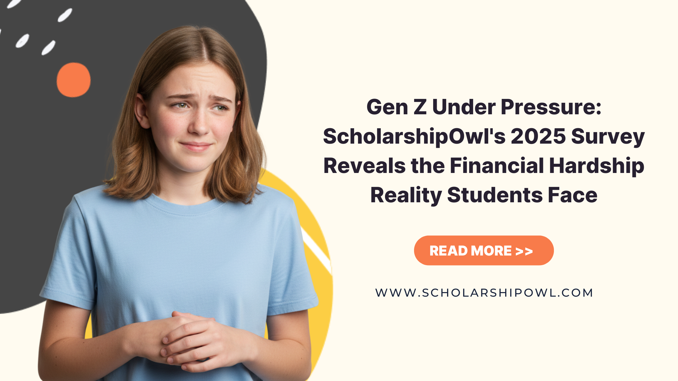 Gen Z Under Pressure: ScholarshipOwl’s 2025 Survey Reveals the Financial Hardship Reality Students Face